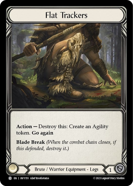 Flat Trackers (155) [HVY] - Flesh and Blood TCG Single