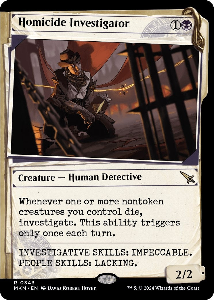 Homicide Investigator (Showcase) (343) [MKM] - MTG Single