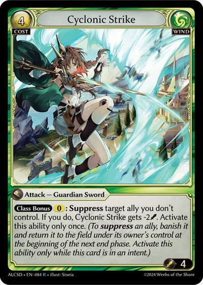 Cyclonic Strike (084) (Alchemical Revolution Starter Decks)