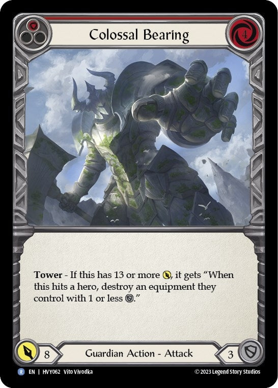 Colossal Bearing (62) [HVY] - Flesh and Blood TCG Single