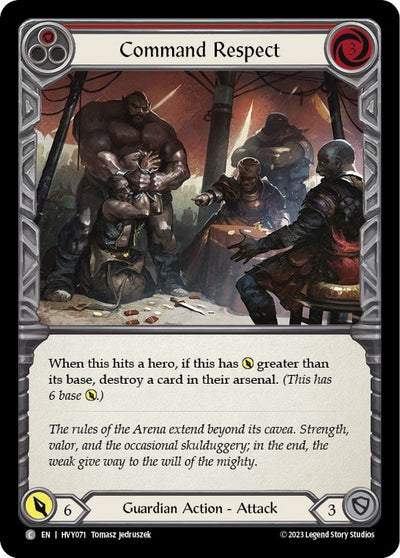 Command Respect (Red) (71) [HVY]