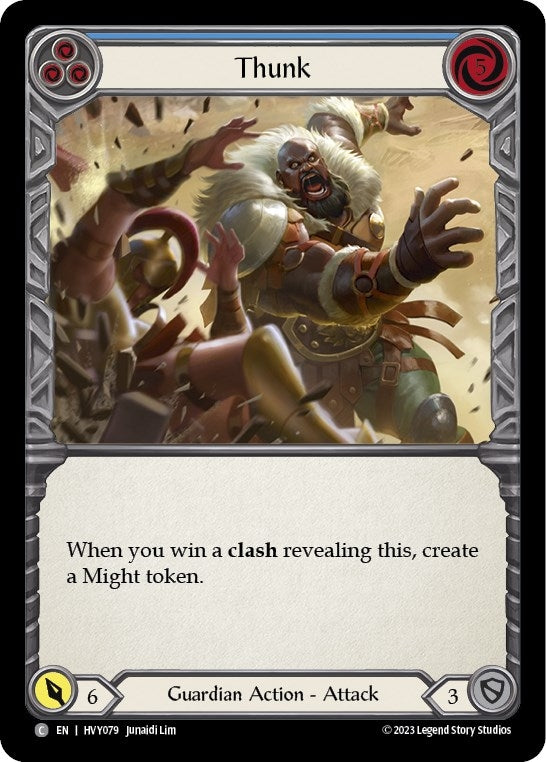 Thunk (Blue) (79) [HVY] - Flesh and Blood TCG Single