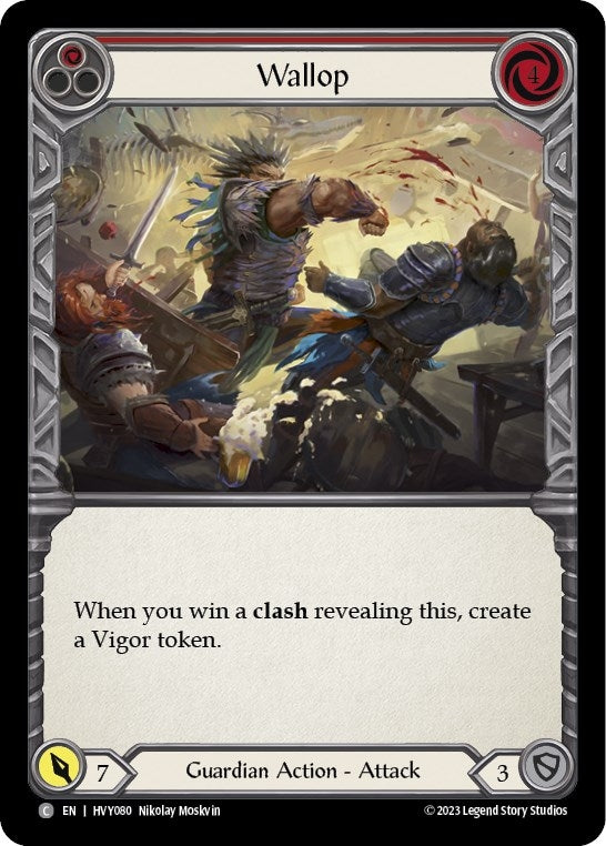 Wallop (Red) (80) [HVY] - Flesh and Blood TCG Single