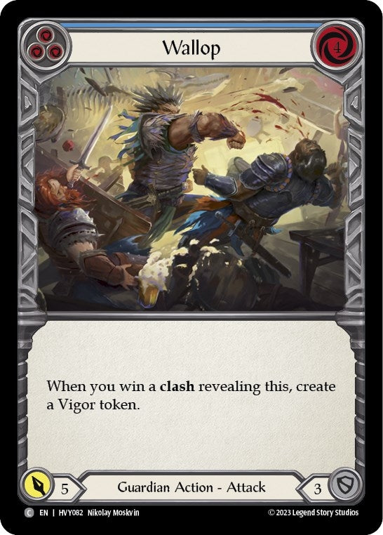 Wallop (Blue) (82) [HVY] - Flesh and Blood TCG Single