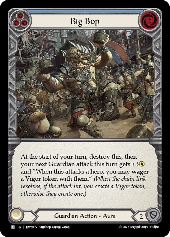 Big Bop (Blue) (85) [HVY] - Flesh and Blood TCG Single