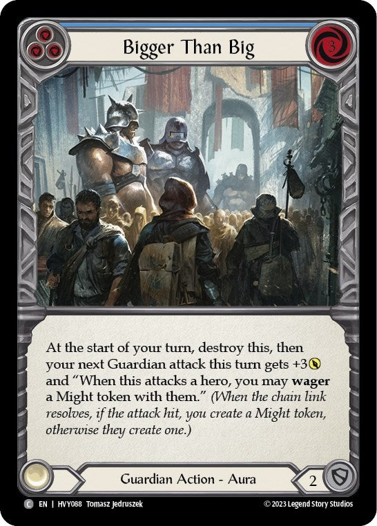 Bigger Than Big (Blue) (88) [HVY] - Flesh and Blood TCG Single