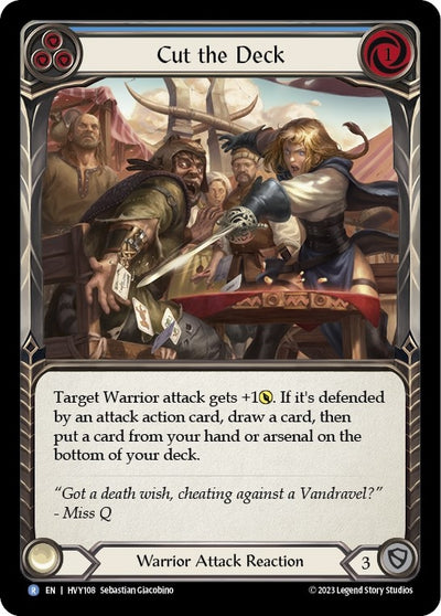 Cut the Deck (Blue) (108) [HVY]