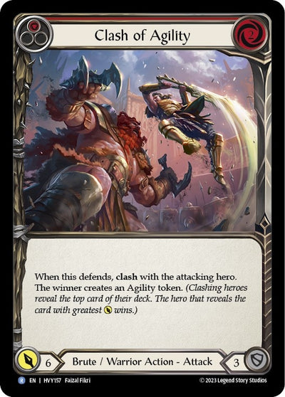 Clash of Agility (Red) (157) [HVY]