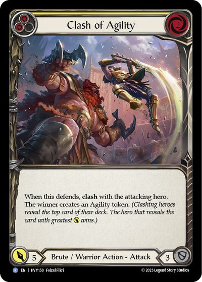 Clash of Agility (Yellow) (158) [HVY]