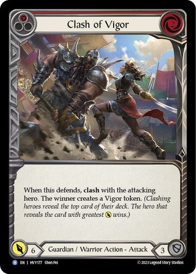 Clash of Vigor (Red) (177) [HVY]