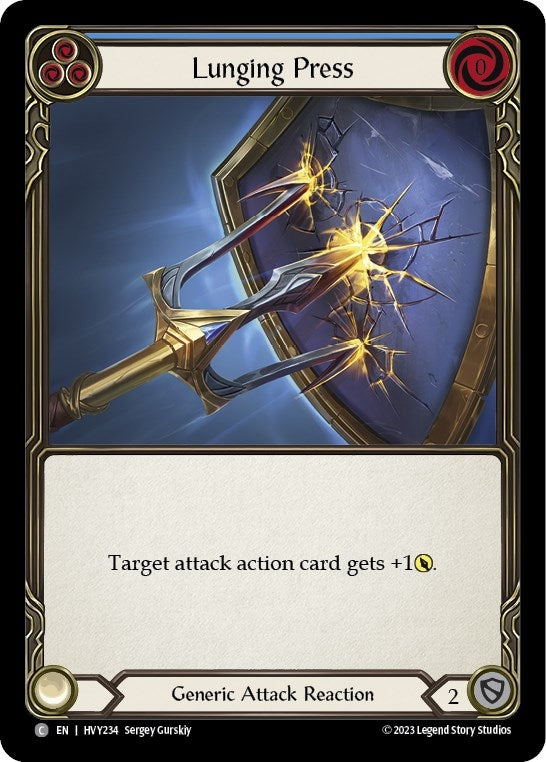 Lunging Press (234) [HVY] - Flesh and Blood TCG Single