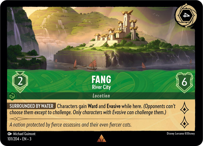 Fang - River City (101) (3) - Disney Lorcana Single