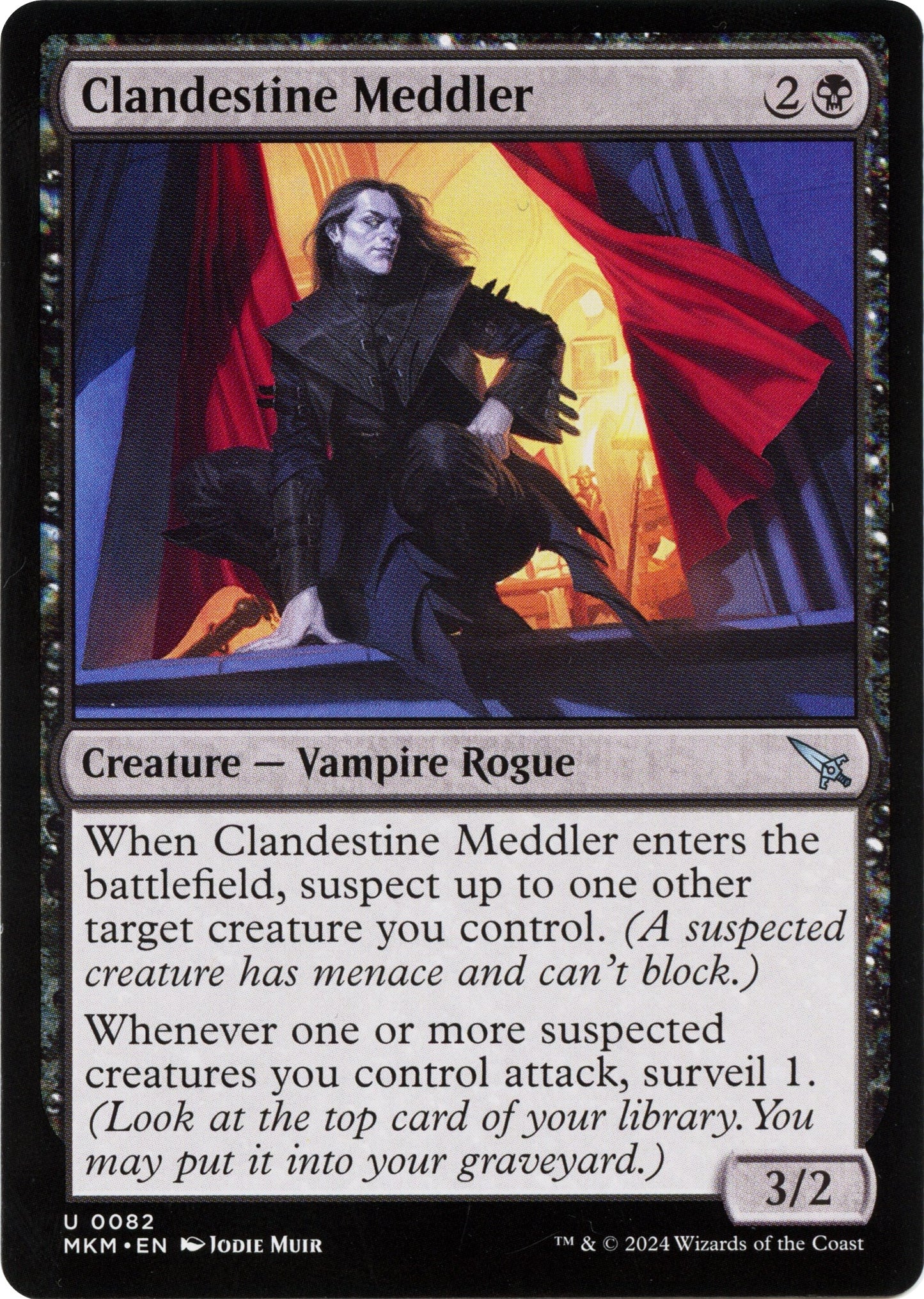 Clandestine Meddler (a) (82) [MKM] - MTG Single