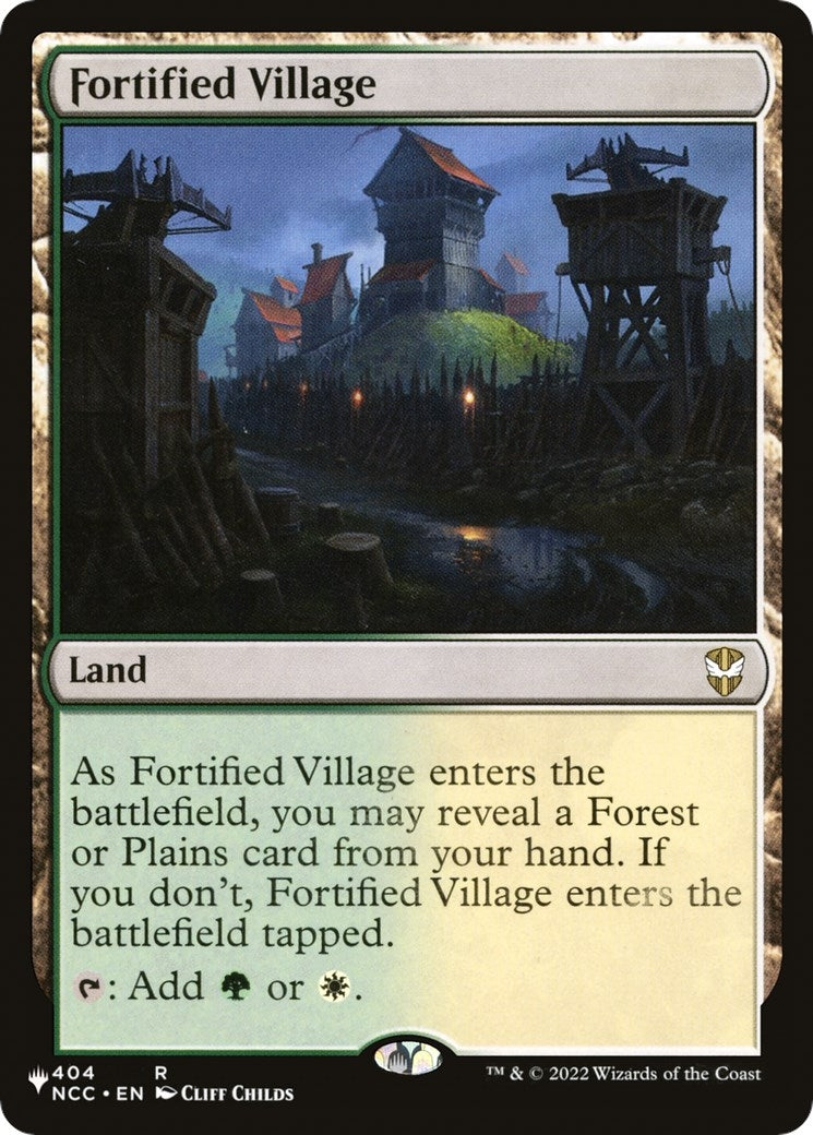 Fortified Village (404) [LIST] - MTG Single
