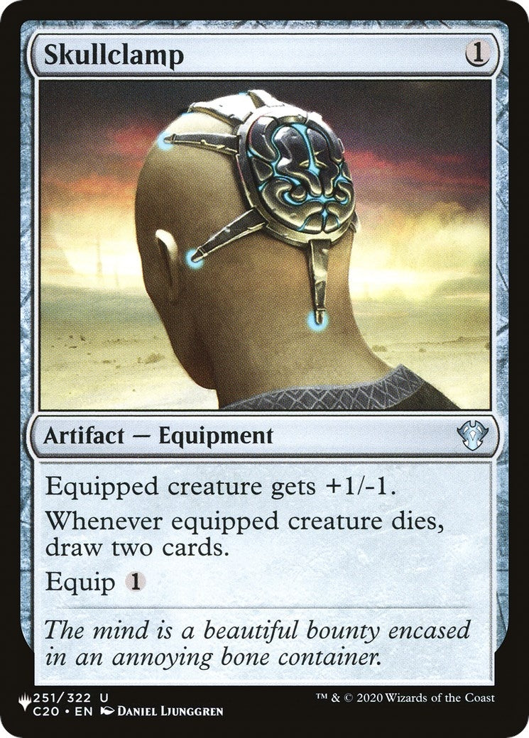 Skullclamp (C20) (251) [LIST] - MTG Single