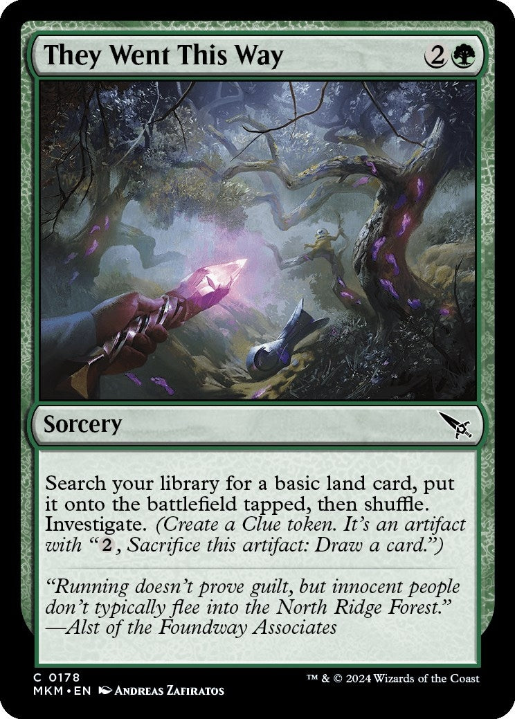 They Went This Way (178) [MKM] - MTG Single