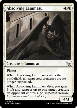 Absolving Lammasu (2) [MKM] - MTG Single
