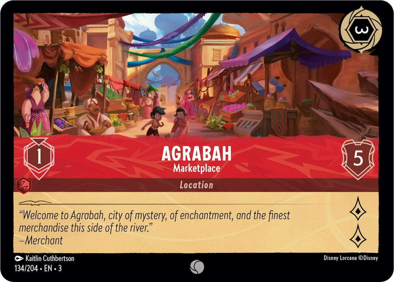 Agrabah - Marketplace (134) (3) - Disney Lorcana Single