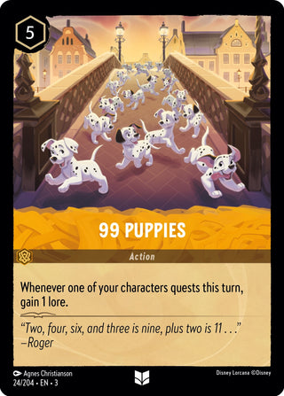 99 Puppies (24) (3) - Disney Lorcana Single