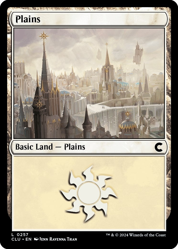 Plains (0257) (257) [CLU] - MTG Single
