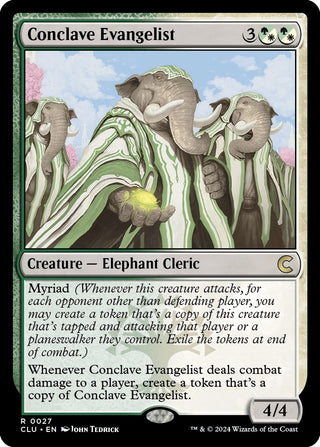 Conclave Evangelist (27) [CLU] - MTG Single