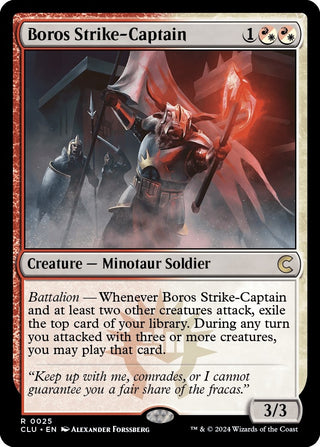 Boros Strike-Captain (25) [CLU] - MTG Single