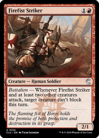 Firefist Striker (134) [CLU] - MTG Single