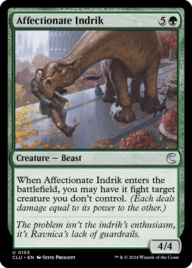Affectionate Indrik (155) [CLU] - MTG Single