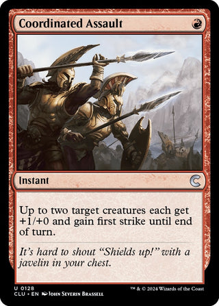 Coordinated Assault (128) [CLU] - MTG Single