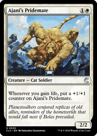 Ajani’s Pridemate (52) [CLU] - MTG Single