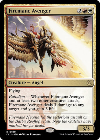 Firemane Avenger (189) [CLU] - MTG Single