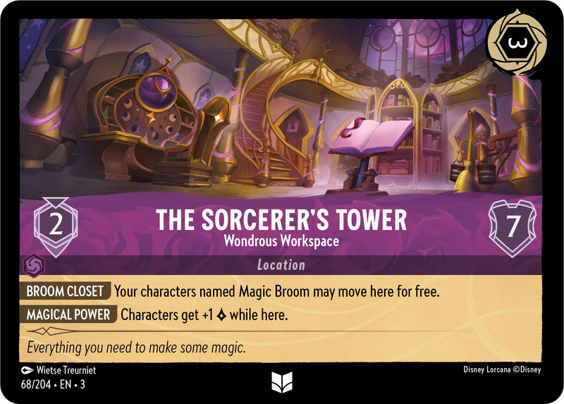 The Sorcerer’s Tower - Wondrous Workspace (68) (3) - Disney Lorcana Single