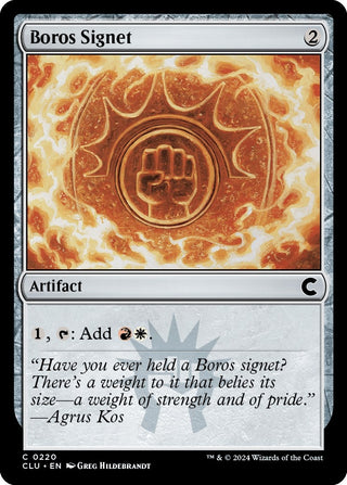 Boros Signet (220) [CLU] - MTG Single