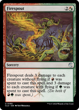 Firespout (190) [CLU] - MTG Single