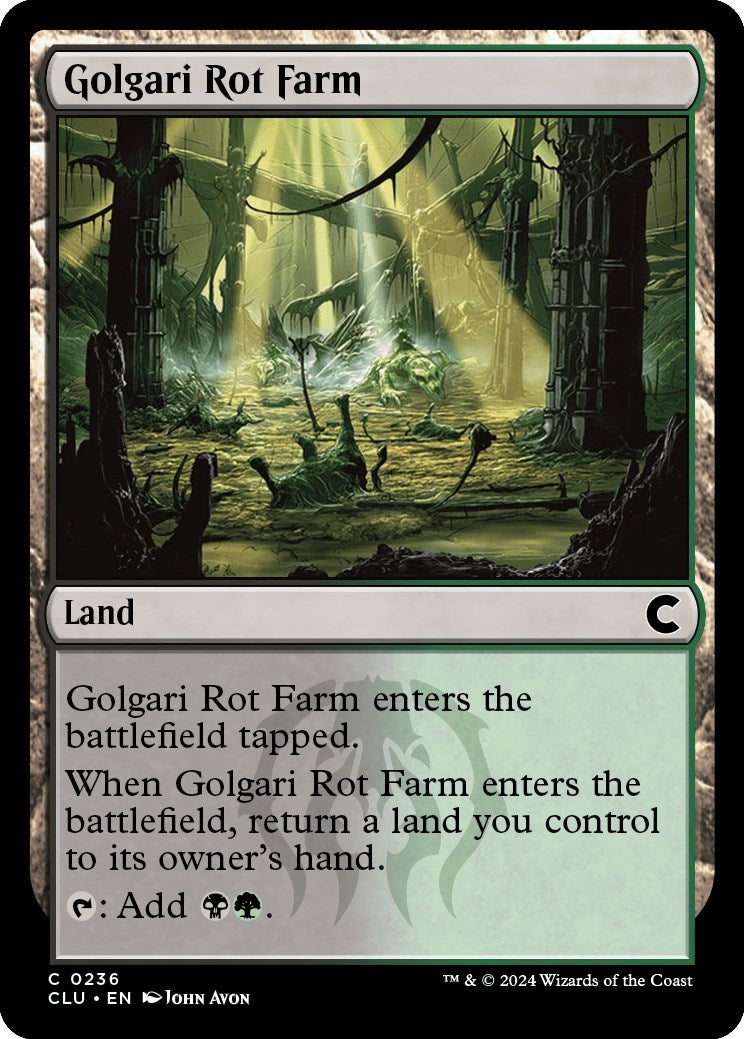Golgari Rot Farm (236) [CLU] - MTG Single