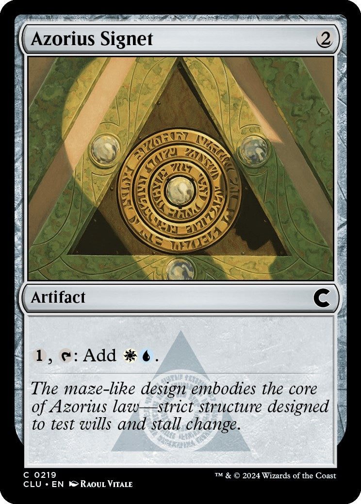Azorius Signet (219) [CLU] - MTG Single