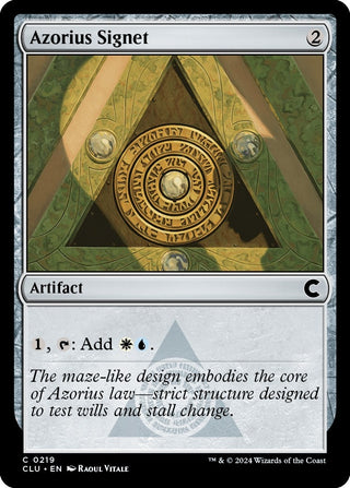 Azorius Signet (219) [CLU] - MTG Single