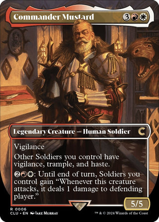 Commander Mustard (Borderless) (6) [CLU] - MTG Single