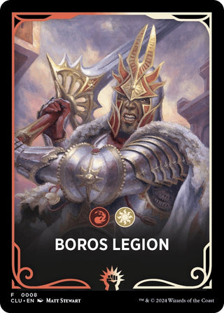 Boros Legion Theme Card (0) [CLU] - MTG Single