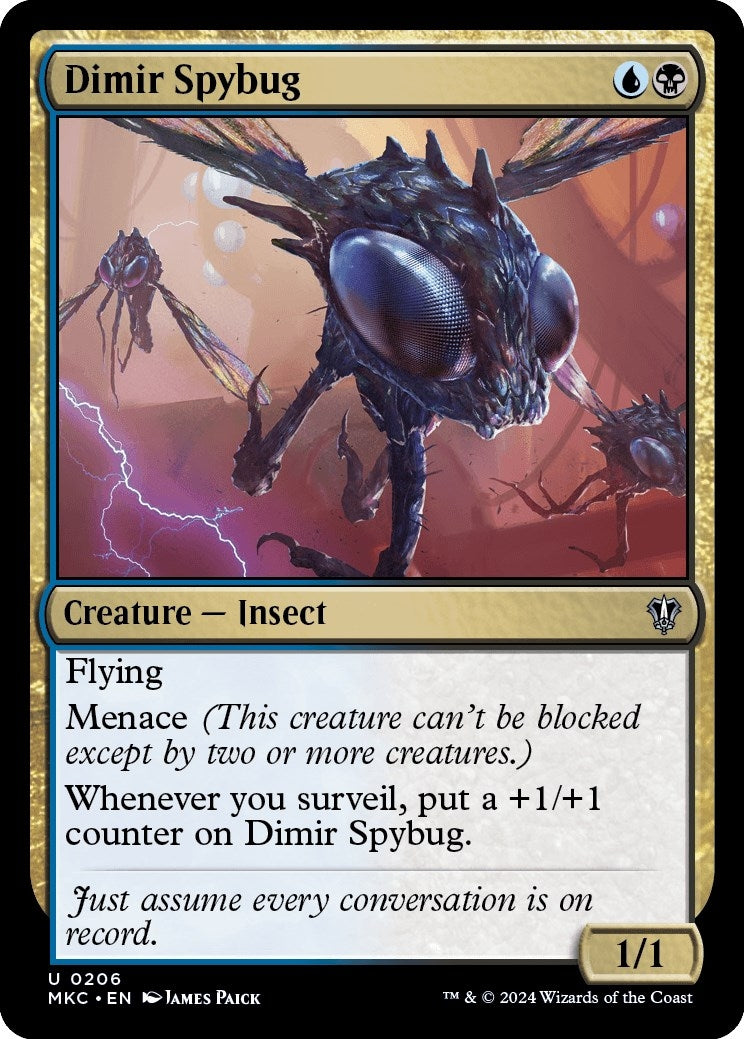 Dimir Spybug (206) [MKC] - MTG Single