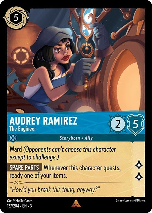Audrey Ramirez - The Engineer (137) (3) - Disney Lorcana Single