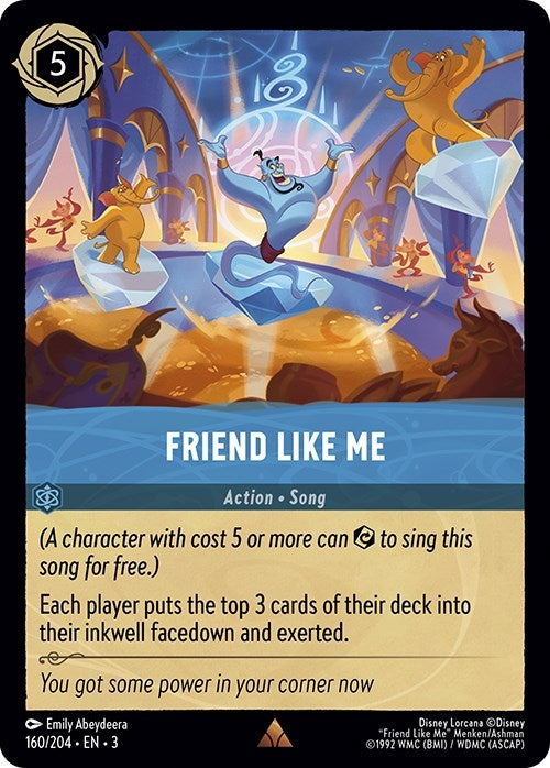 Friend Like Me (160) (3) - Disney Lorcana Single