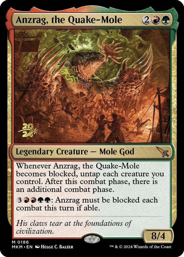 Anzrag the Quake-Mole (186) [PRE] - MTG Single