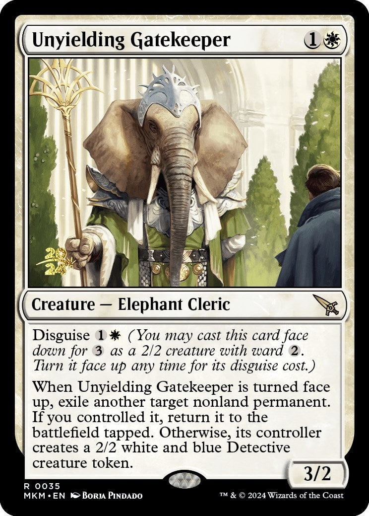 Unyielding Gatekeeper (35) [PRE] - MTG Single
