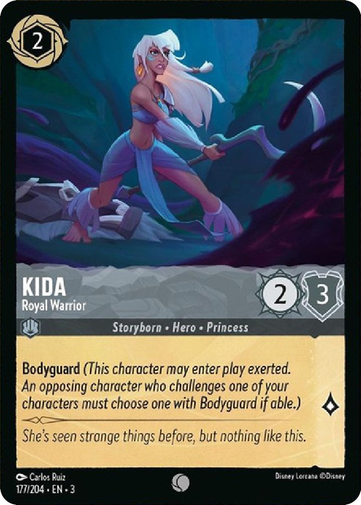 Kida - Royal Warrior (177) (3) - Disney Lorcana Single