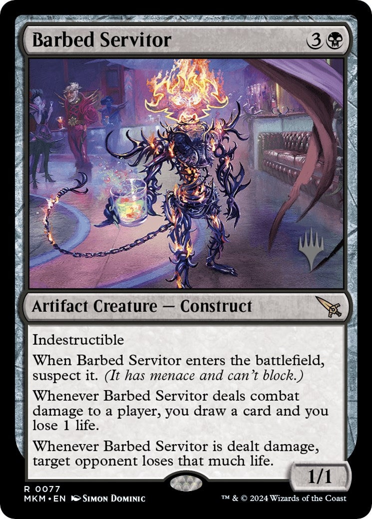Barbed Servitor (77) [PPMKM] - MTG Single