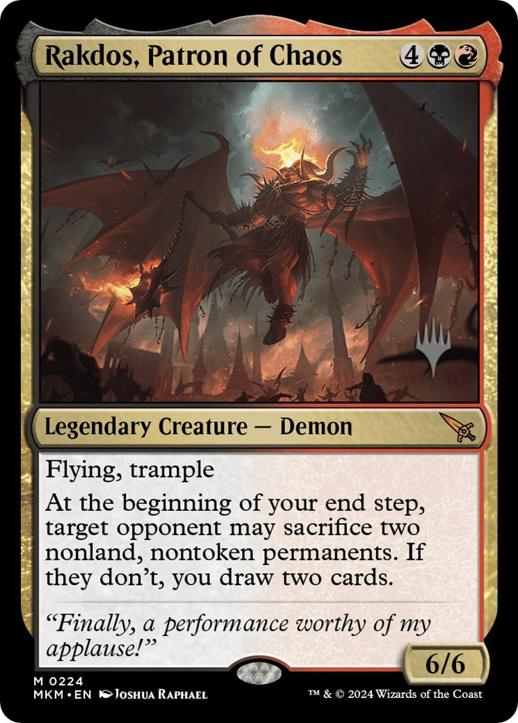 Rakdos Patron of Chaos (224) [PPMKM] - MTG Single