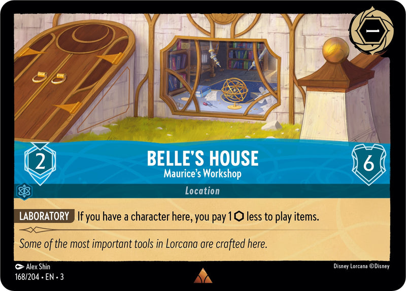 Belle’s House - Maurice’s Workshop (168) (3) - Disney Lorcana Single