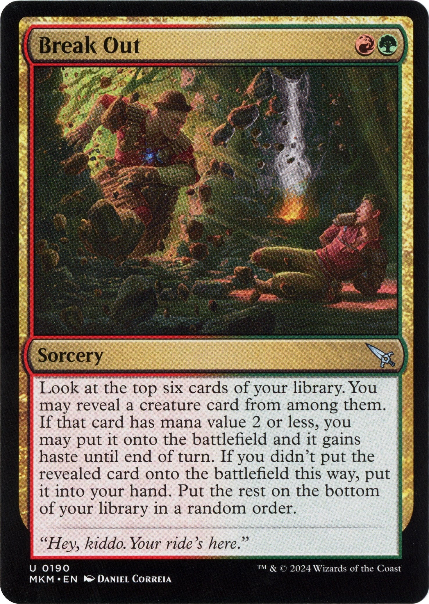 Break Out (b) (190) [MKM] - MTG Single
