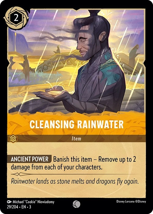 Cleansing Rainwater (29) (3) - Disney Lorcana Single